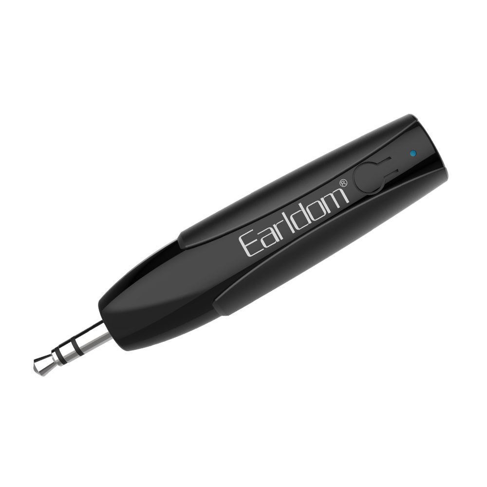 Аудио приемник (трансмитер) Bluetooth Earldom ET-M68, 3.5mm, Черен