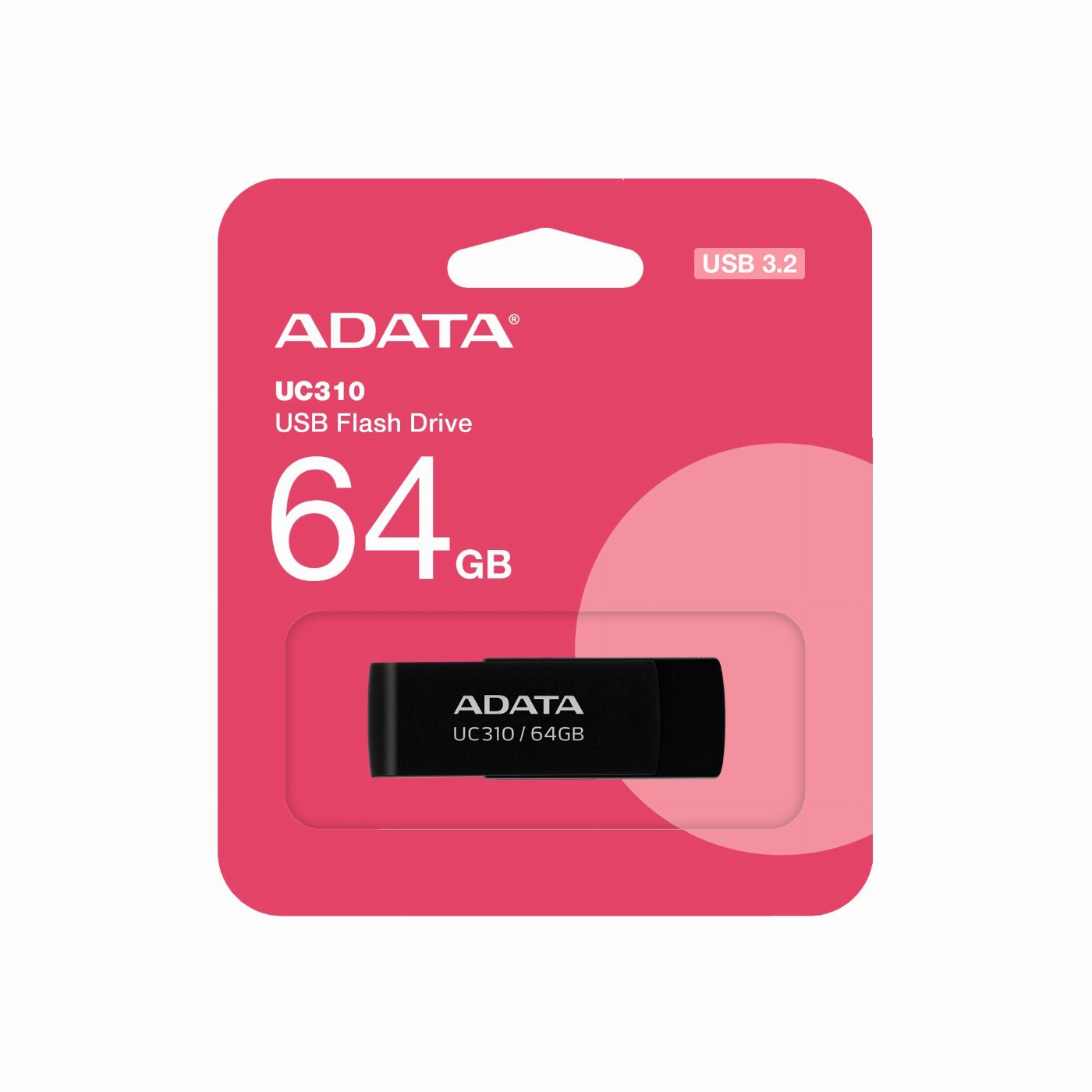 Флаш памет ADATA 64GB UC310 BLACK
