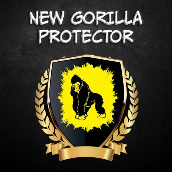 Full Glue NEW Gorilla Стъклен screen protector /Черен/ за iPhone 7G / 8G 4.7 
