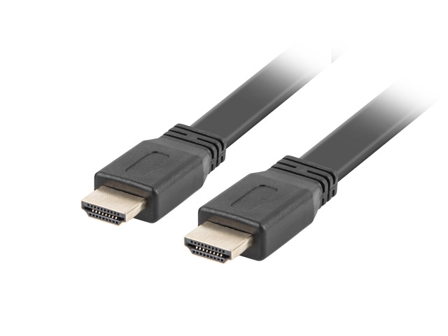 Кабел - Lamberg HDMI M/M V2.0 cable 1.8m , 4K flat , black
