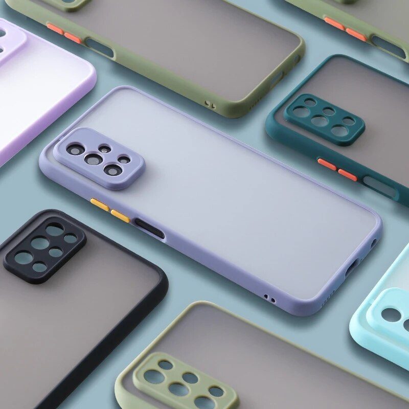 Калъф прозрачен /лилав/ за Huawei Mate 30 