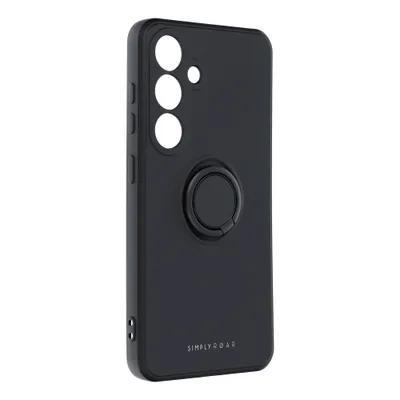 Калъф силикон Roar Amber Finger Grip / Черен / за SAMSUNG A56 5G