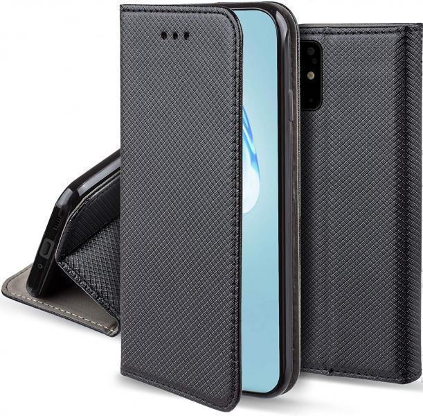 Калъф тефтер MAGNETIC / Черен / за Samsung S25