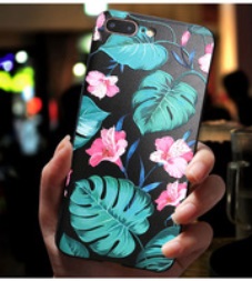 Калъф зелени листа за Huawei Y6s 
