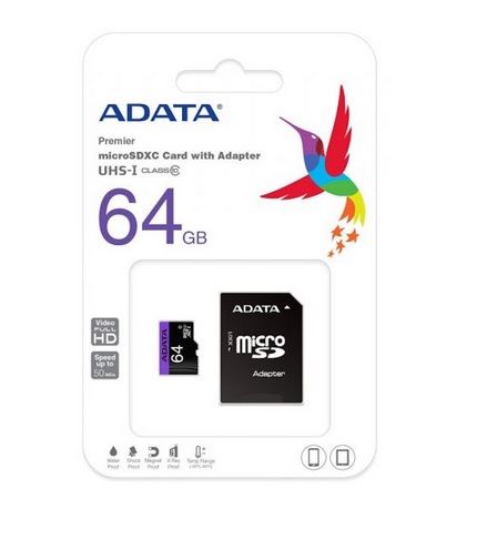 Карта памет 64G SDXC UHS-I CL10 ADATA 