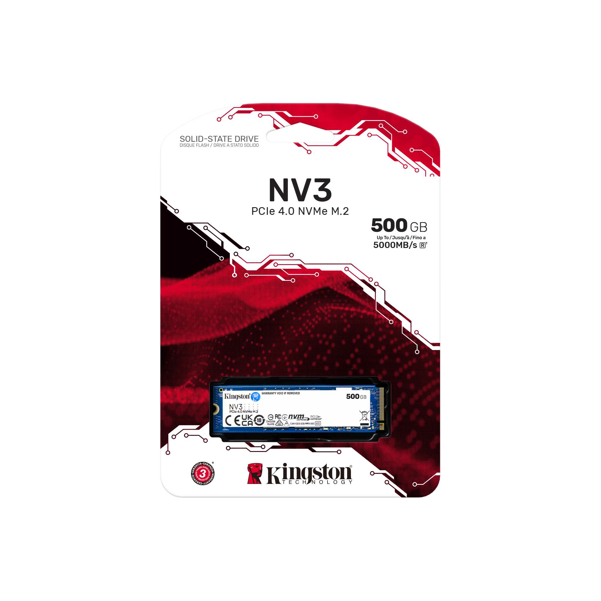  KINGSTON SNV3S/500G M2 PCIE