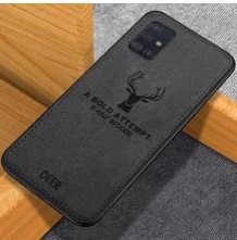 Кожен калъф Deer /черен/ за Samsung Note 10 Lite 2020
