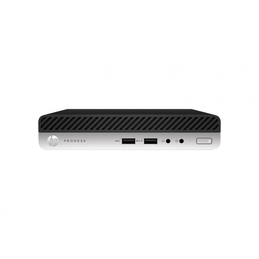 Мини компютър - HP ProDesk 400 G4 DM / i3-8100T, 8GB DDR4, 256GB NVMe SSD, Intel COFFEELAKE-S GT2 UHD 630 GRAPHICS