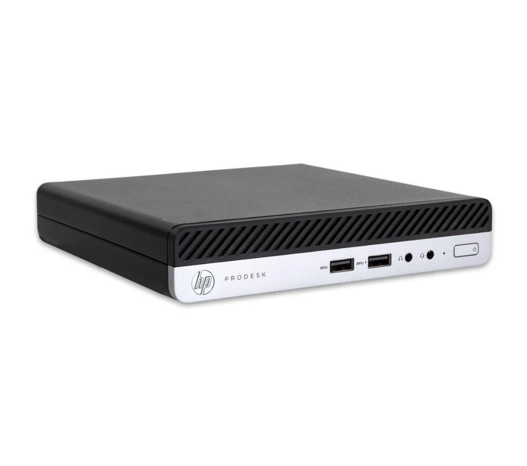 Мини компютър - HP ProDesk 400 G5 DM / i3-9100T, 8GB DDR4, 256GB NVMe SSD, Intel COFFEELAKE-S GT2 UHD 630 GRAPHICS