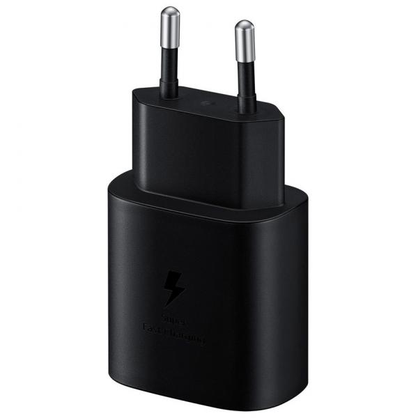 Оригинално зарядно/адаптер за Samsung EP-TA800 Super Fast Charging 25W PD 220V / 3A /Черен/ 