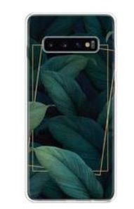 Силиконов калъф черно/зелен за Samsung S20 