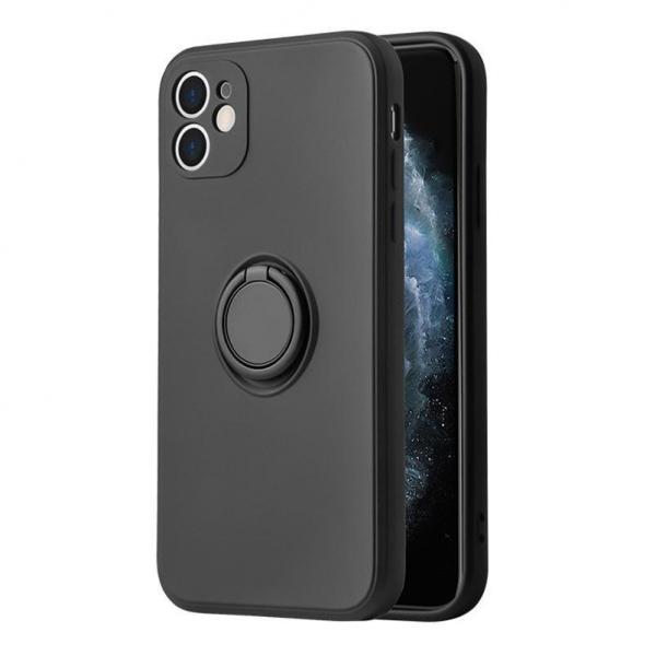 Силиконов калъф Finger Grip / Черен / за Samsung A15 4G/5G