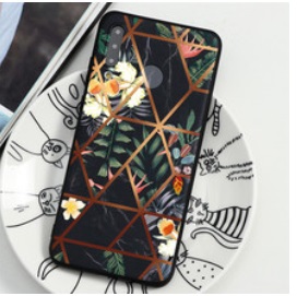 Силиконов калъф Geometric черен за Huawei P40 