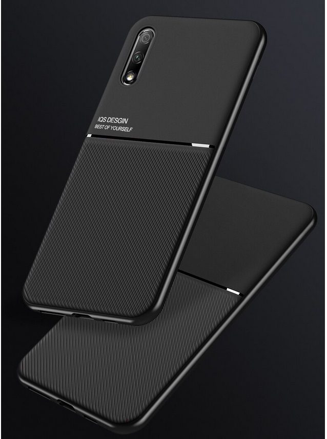 Силиконов калъф IQS Design черен за Samsung S20