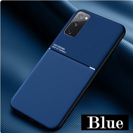 Силиконов калъф IQS Design син за Samsung S20 Plus
