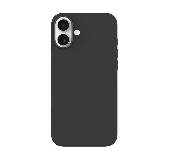 Силиконов калъф KZDOO iCOAT / Черен мат LUX / за iPhone 16 6.1