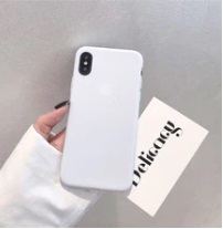 Силиконов калъф матов /бял/ за Huawei Mate 20 Pro 
