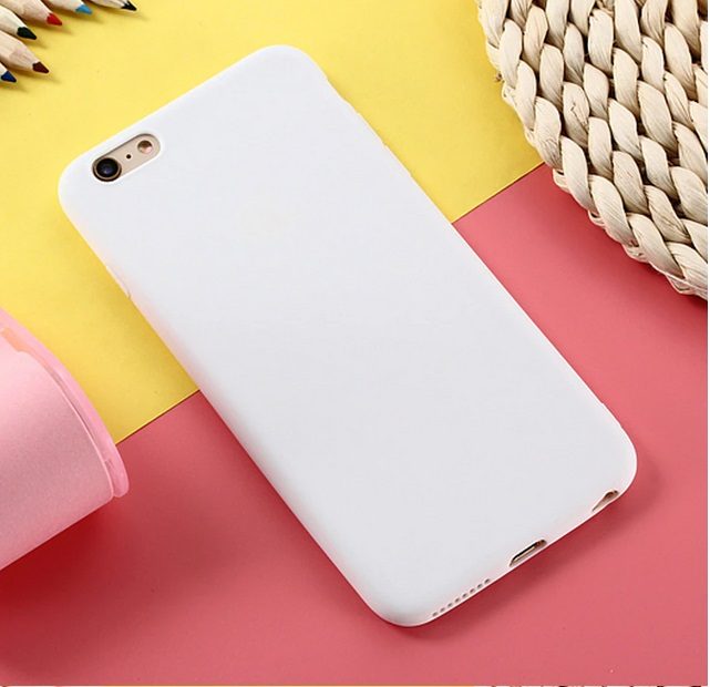 Силиконов калъф матов /бял/ за Huawei Y6 2018