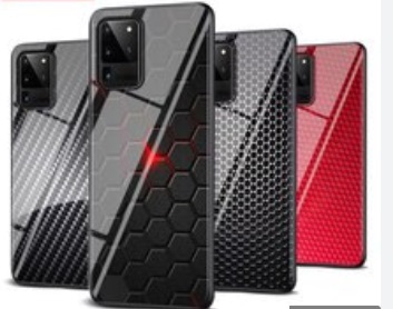 Силиконов калъф мек /черен/ Carbon Fiber за Samsung A21