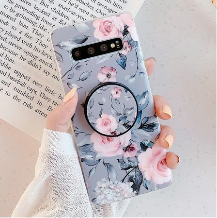 Силиконов калъф на цветя за Samsung S20 Ultra 