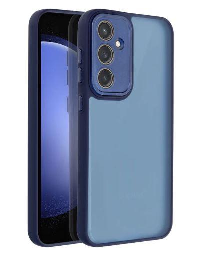 Силиконов калъф прозрачен мат Variete / Тъмносин / за Samsung A14 4G / A14 5G