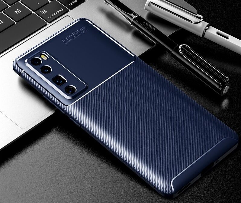 Силиконов калъф /син/ за Huawei Nova 7