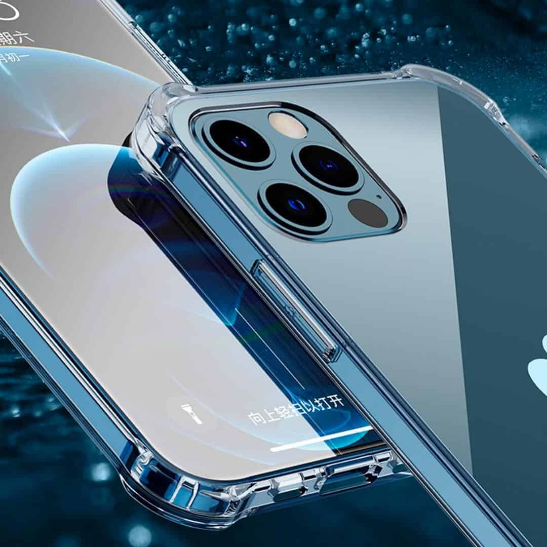 Силиконов калъф удароустойчив /прозрачен/ за Iphone 12 6.1 