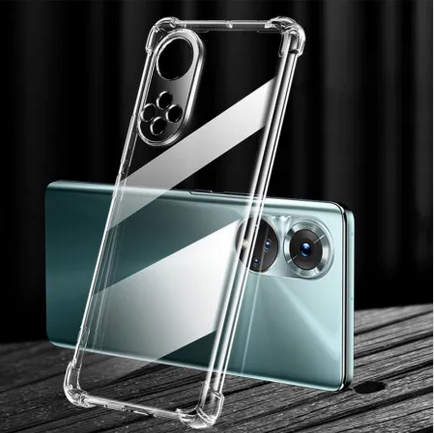 Силиконов калъф ударустойчив за Huawei P50 / прозрачен/ 