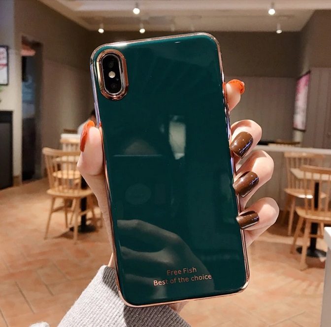 Силиконов калъф /зелен/ Free Fish за Huawei P40 Lite 