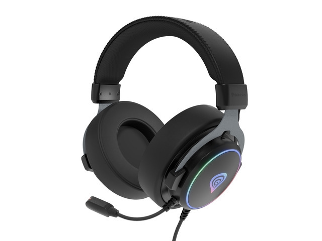 Слушалки Genesis Headset Neon 764 With Microphone ,RGB Illumination ,USB,Black