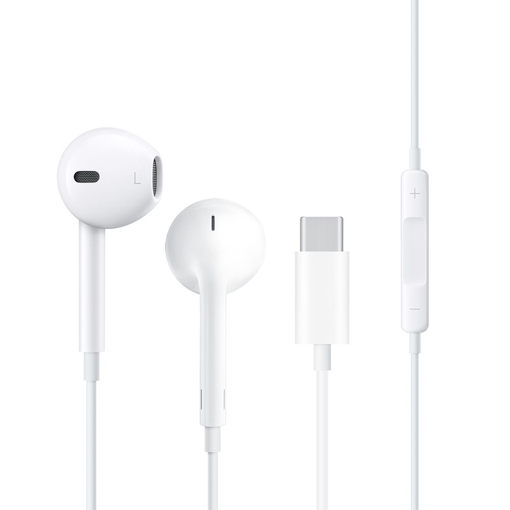 Слушалки за мобилни устройства WiWu Earbuds 303, Type-C, Mикрофон, Бял
