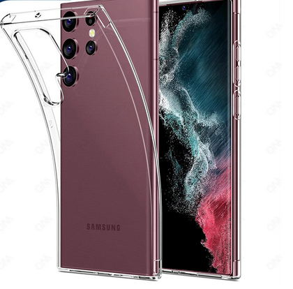 Супер тънък силиконов калъф /прозрачен/ за Samsung S23 ULTRA