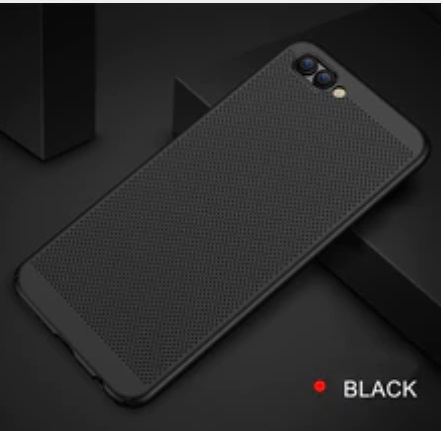 Твърд калъф на дупки /черен/ за Huawei Honor 7X