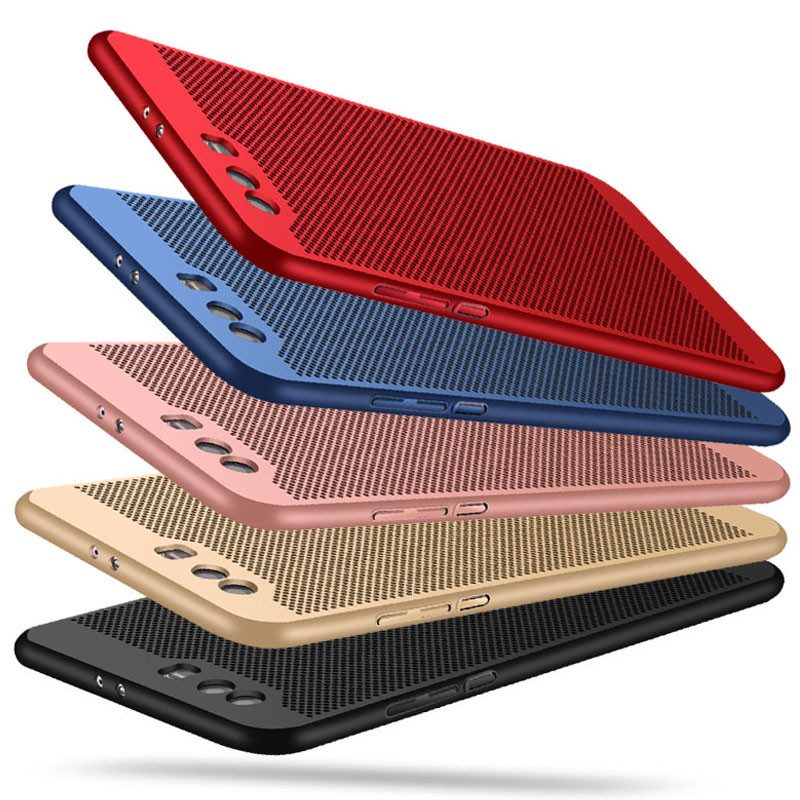 Твърд калъф /златен/ на дупки за Huawei Honor 7A 