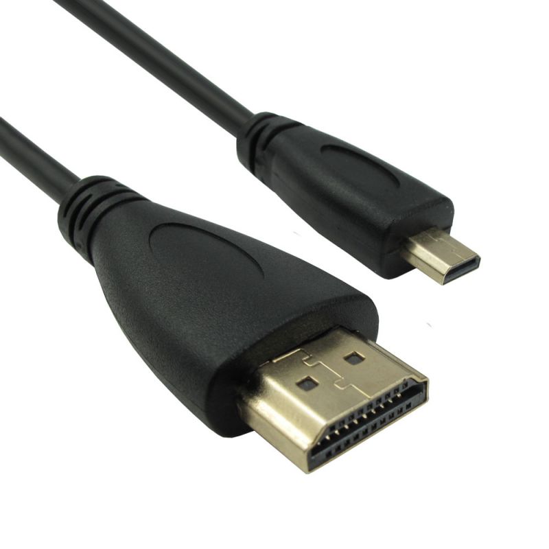 Видео кабел - DeTech HDMI - Micro HDMI, 1,5m, HQ