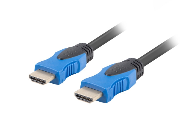 Видео кабел - Lanberg HDMI M/M V2.0 cable 4K 3m CU, black