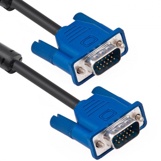 Видео кабел VGA-VGA 1.8m 