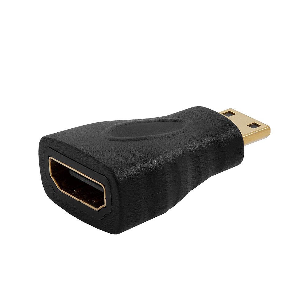 Видео преходник - No brand, HDMI F към Mini HDMI, Черен 